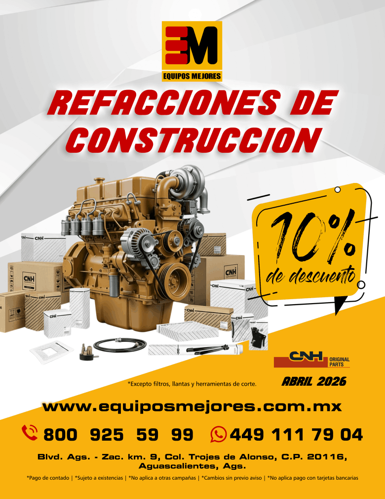 Promoción refacciones CNH abril 2026